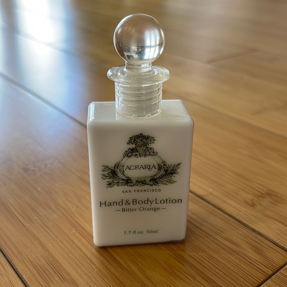 Agraria San Francisco - Bitter Orange -￼ Hand & Body Lotion Travel 1.7 Oz. New.